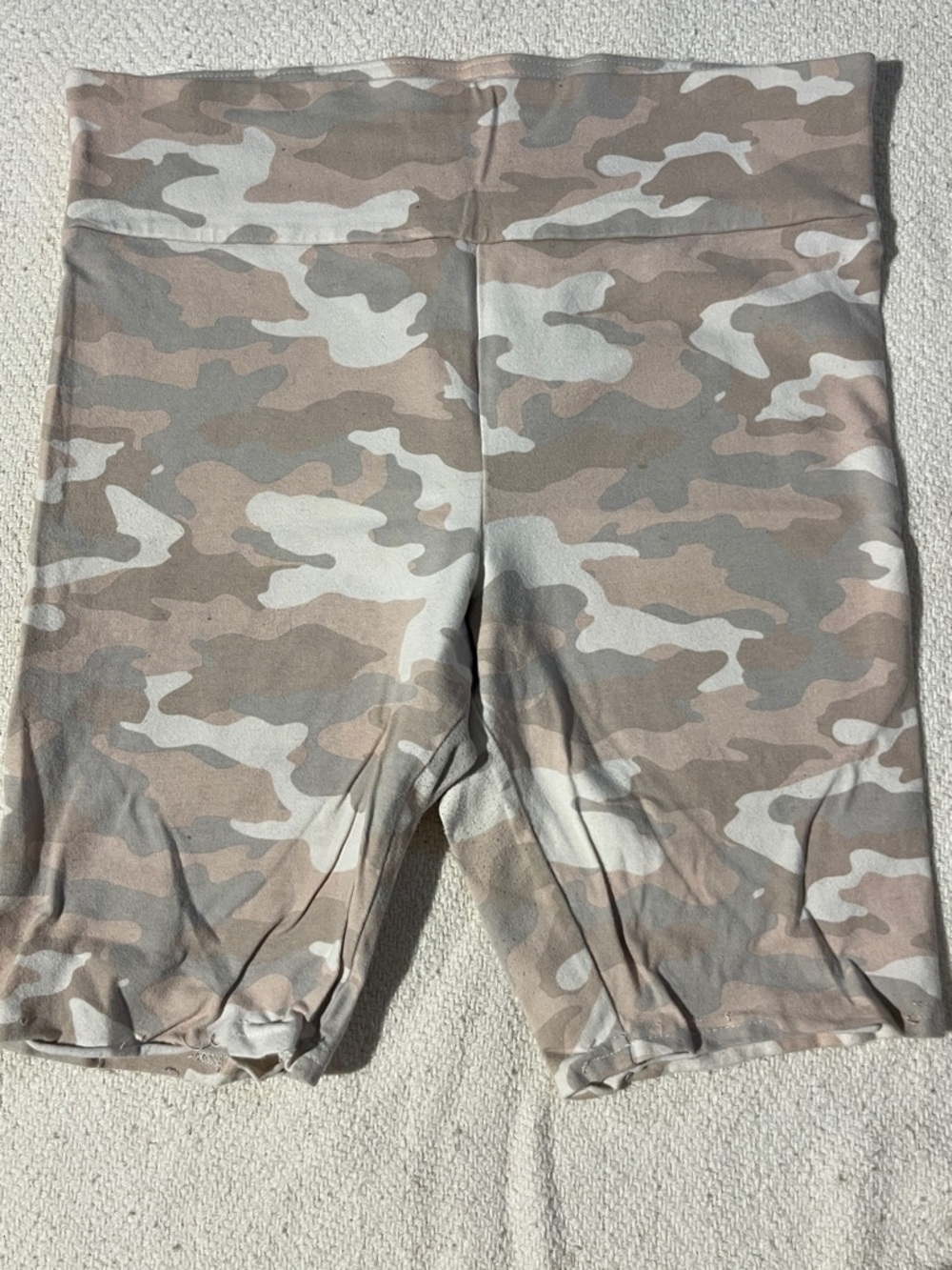 Wild Fable Pink Camo High-Rise Bike Shorts